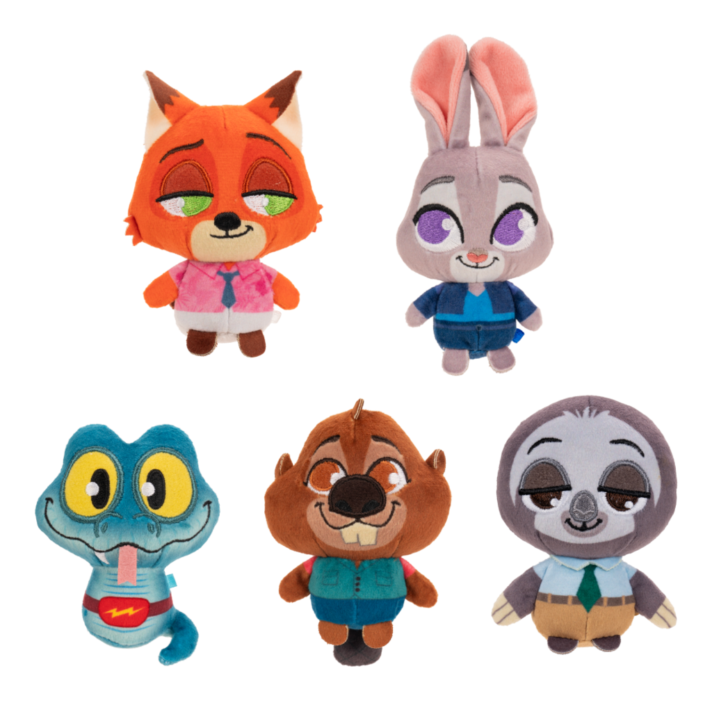 Zootropolis plyšák 8 cm - 5 Pack - ZOTP0069_1.png