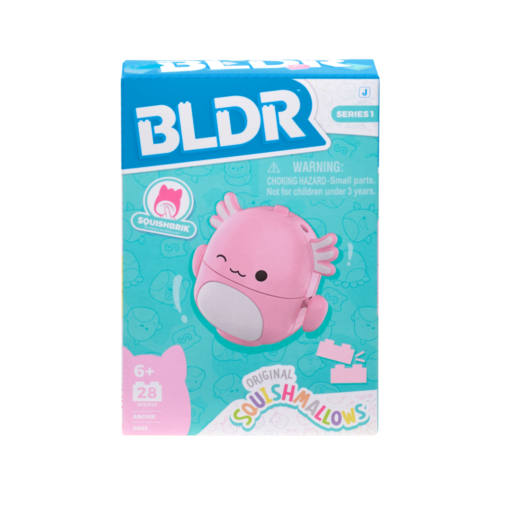 SQUISHMALLOWS BLDR Building Set – Archie the Axolotl