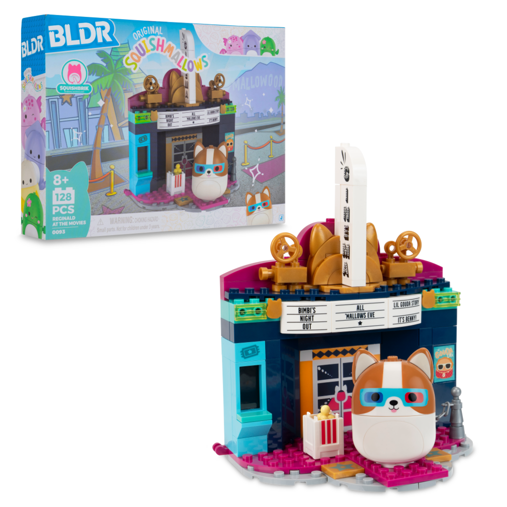 SQUISHMALLOWS BLDR Building Set – Reginald at the movies