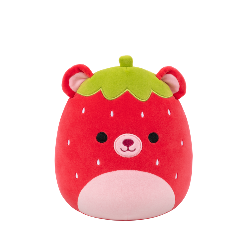 SQUISHMALLOWS Jahodový medvěd - Romeo, 30 cm