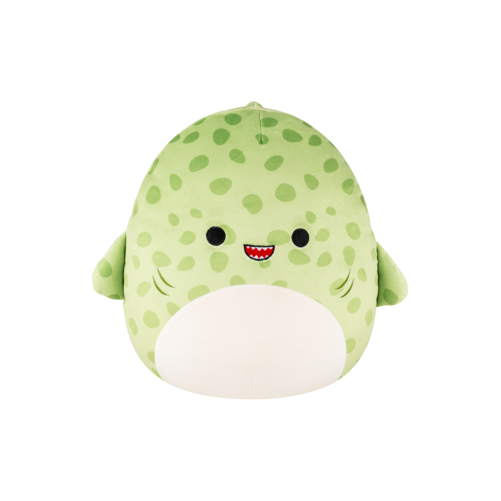 SQUISHMALLOWS Zelený žralok - Enzo, 30 cm