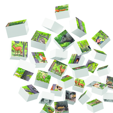 HUBELINO Puzzle Animals of the forest (35 pcs)