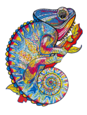 RECENTTOYS Dřevěné puzzle - Chameleon - 885213_2.png