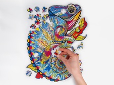 RECENTTOYS Dřevěné puzzle - Chameleon - 885213_3.jpg