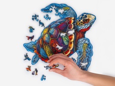 RECENTTOYS Drevené puzzle - Korytnačka