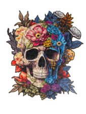 RECENTTOYS Dřevěné puzzle - Lebka - 885215_2.png