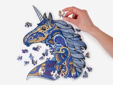 RECENTTOYS Dřevěné puzzle - Jednorožec - 885217_3.jpg