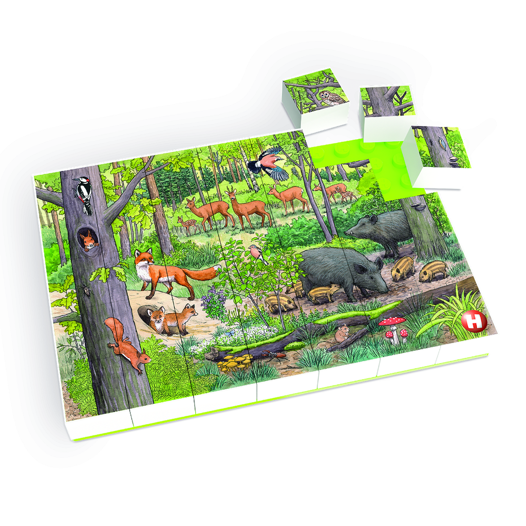 HUBELINO Puzzle Animals of the forest (35 pcs)
