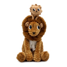 PTIPOTOS Plush lion Graou brown - mother with baby
