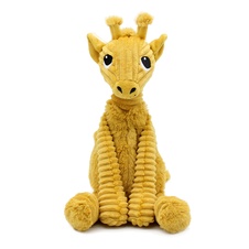 PTIPOTOS Plush girafe Loncou mustard - mother with baby