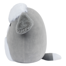 SQUISHMALLOWS Šedobílý ovčácký pes - Arnold, 13 cm - SQCR09799_3.png