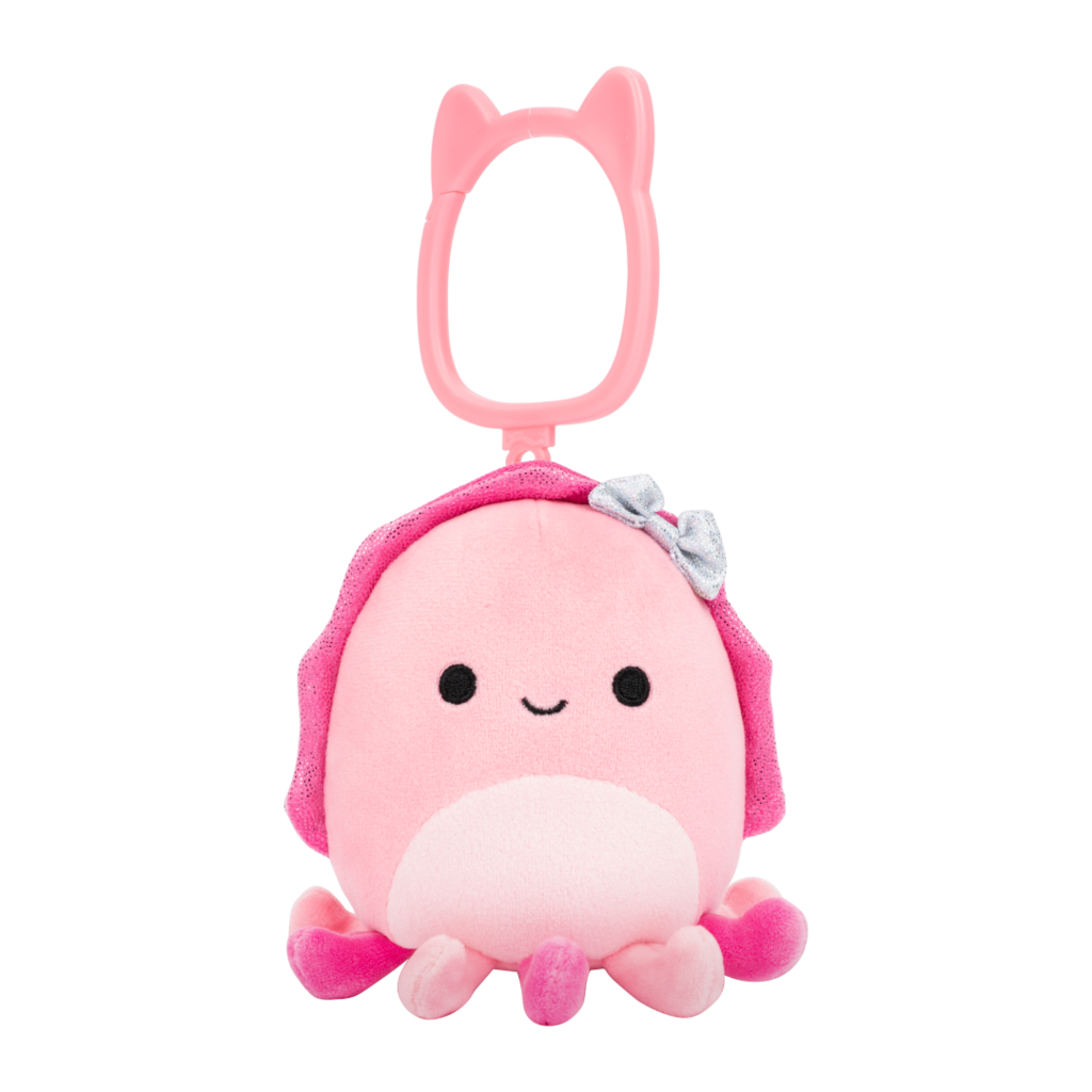 SQUISHMALLOWS Clip-On Auggie the Cuttlefish W/Bow 