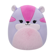 SQUISHMALLOWS Fialovo-růžový chipmunk - Tamara