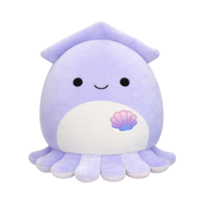 SQUISHMALLOWS Fialová oliheň - Stacy, 13 cm
