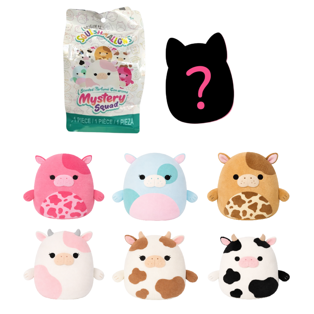 SQUISHMALLOWS Scented Mystery Bags - Sea Cows, 13 cm