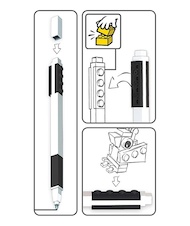 LEGO Gelové pero s minifigurkou, černé - 53703_5.jpg