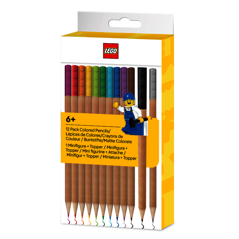 LEGO Pastelky, mix barev - 12 ks s LEGO klipem - 53706_1.png