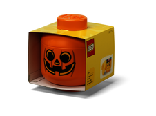 LEGO Storage Head (small) - Pumpkin