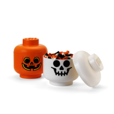 LEGO Storage Head (small) - Pumpkin