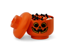 LEGO Storage Head (large) - Pumpkin