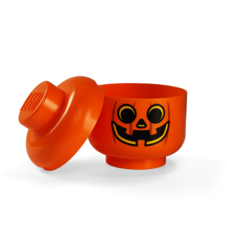 LEGO Storage Head (large) - Pumpkin