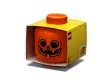 LEGO Storage Head (large) - Pumpkin