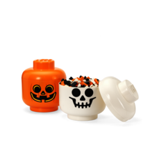 LEGO Storage Head (large) - Pumpkin