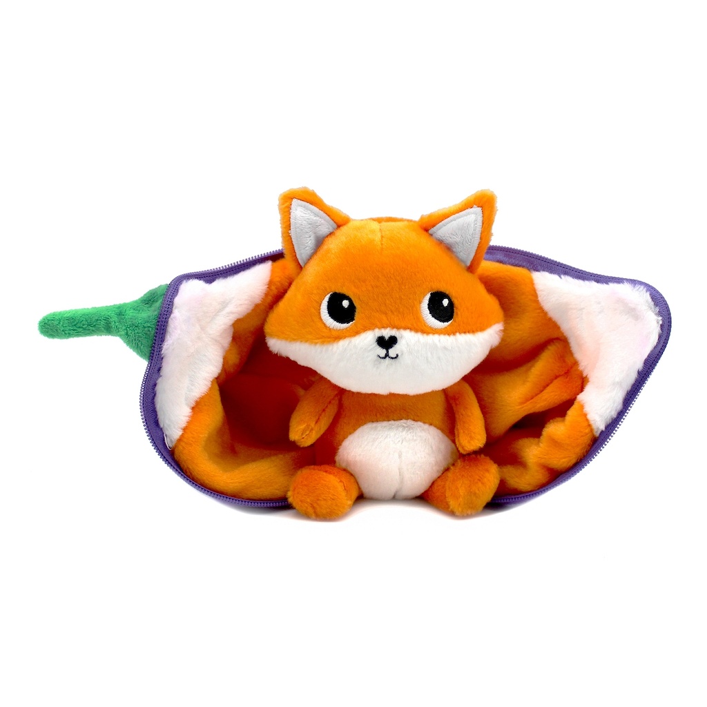 FLIPETZ 2v1 Plyšová líška / figa - Russet