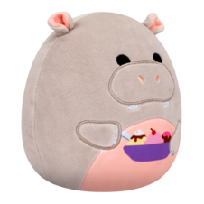 SQUISHMALLOWS Sivý hroch so zmrzlinou - Harrison