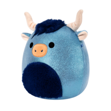 SQUISHMALLOWS Toro the Glittered Blue Highland Cow
