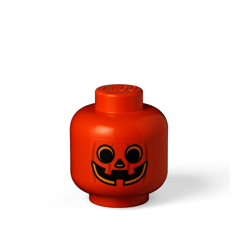 LEGO Storage Head (small) - Pumpkin