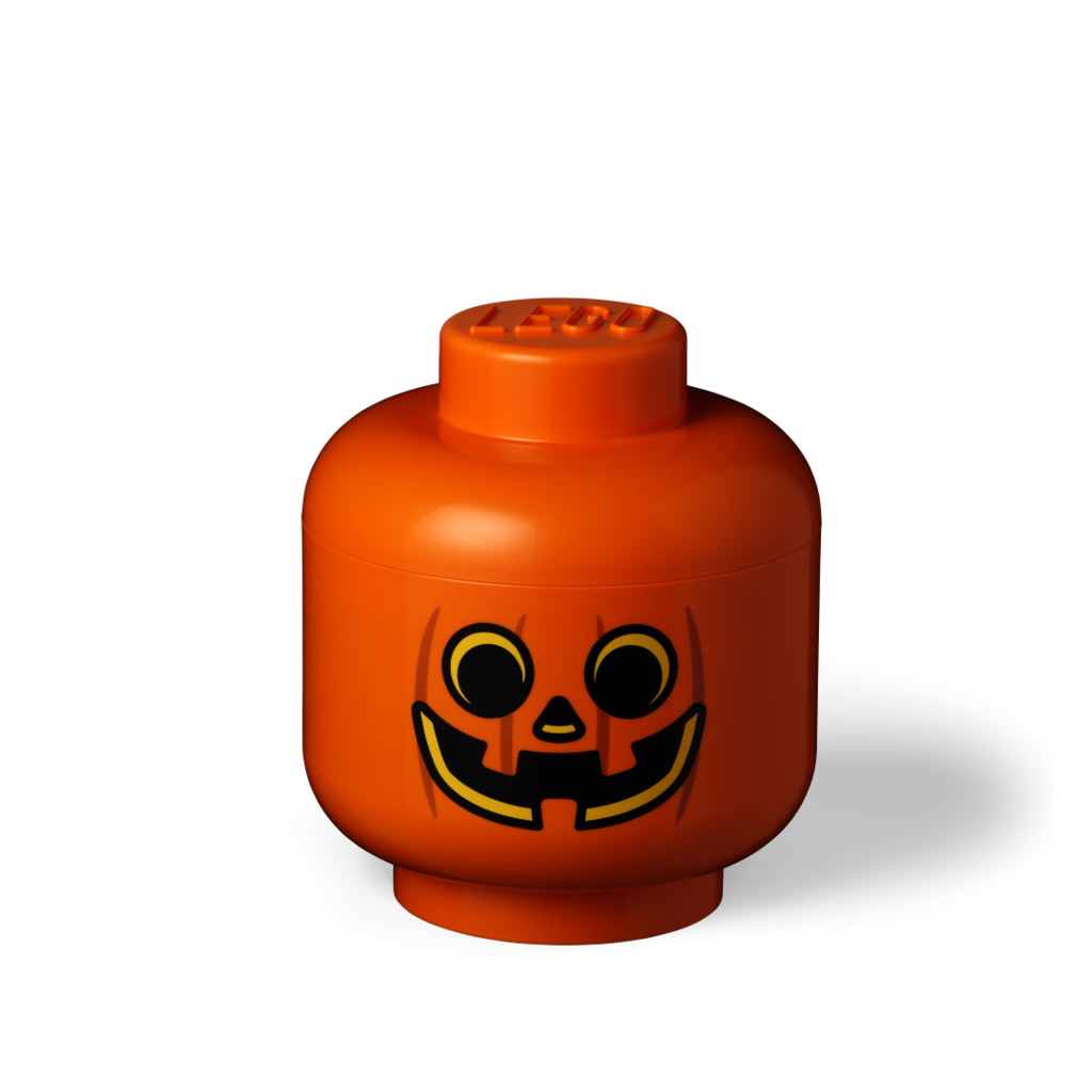 LEGO Storage Head (large) - Pumpkin
