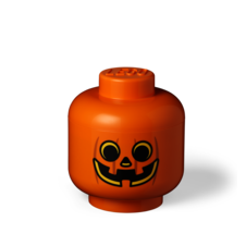 LEGO Storage Head (large) - Pumpkin