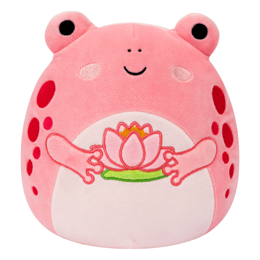 SQUISHMALLOWS Ružová žaba s leknom - Lonina