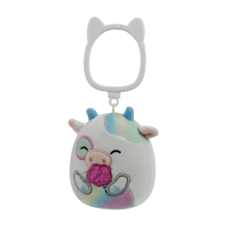 SQUISHMALLOWS Kľúčenka Krava s cukrovou vatou - Belozi