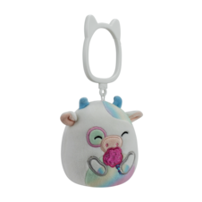 SQUISHMALLOWS Kľúčenka Krava s cukrovou vatou - Belozi