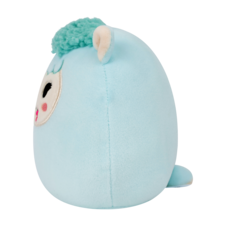 SQUISHMALLOWS Lorna the Light Teal Llama W/Flower