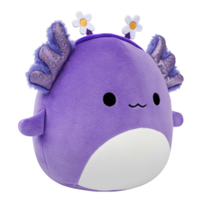 SQUISHMALLOWS Monica the Axolotl W/Floral Headband
