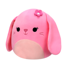 SQUISHMALLOWS Marjory the Pink Bunny W/Flower Pin