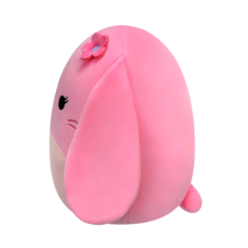 SQUISHMALLOWS Marjory the Pink Bunny W/Flower Pin