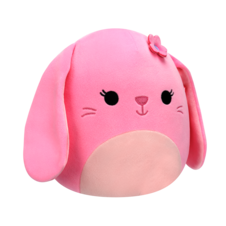 SQUISHMALLOWS Marjory the Pink Bunny W/Flower Pin