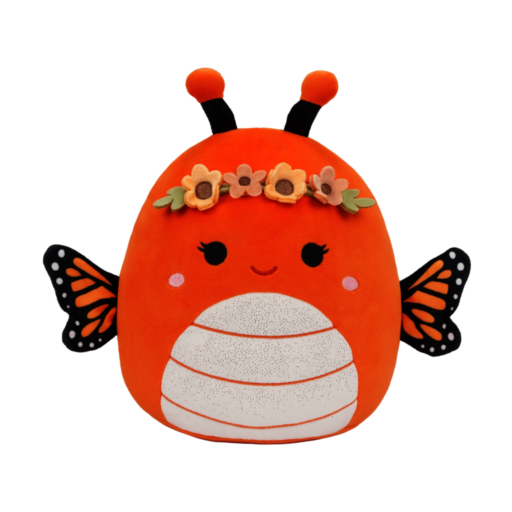 SQUISHMALLOWS Motýľ monarcha s korunkou - Mony