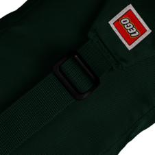 LEGO Signature Brick 1x2 Sling Bag - tmavě zelený - 20207B-0141_7.png