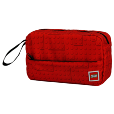 LEGO Brick Dots Red - toaletní taška s poutkem na zápěstí
