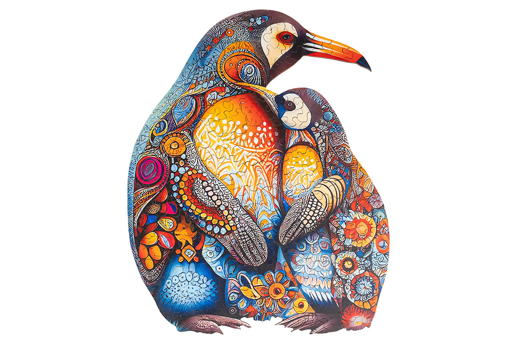 RECENTTOYS Wooden Jigsaw Puzzle – Penguin