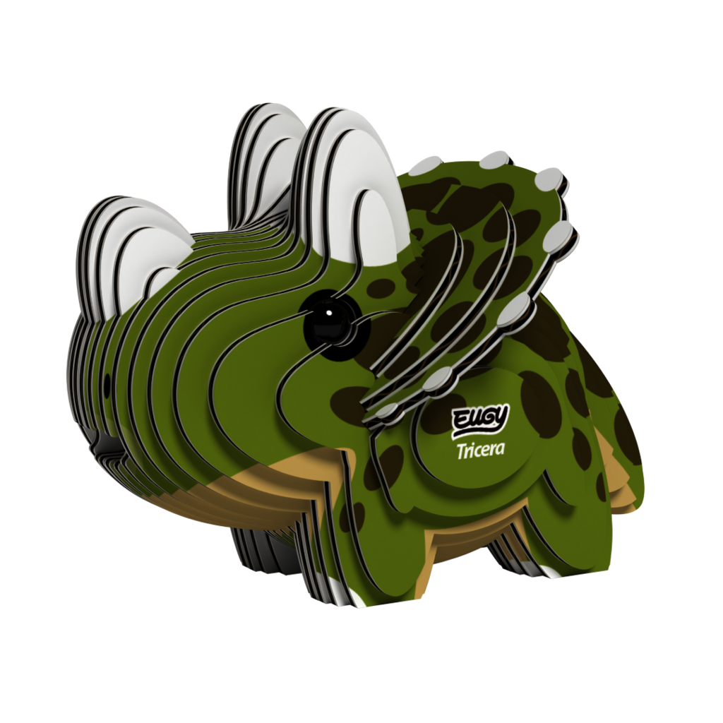 EUGY Triceratops 3D kartonová skládačka