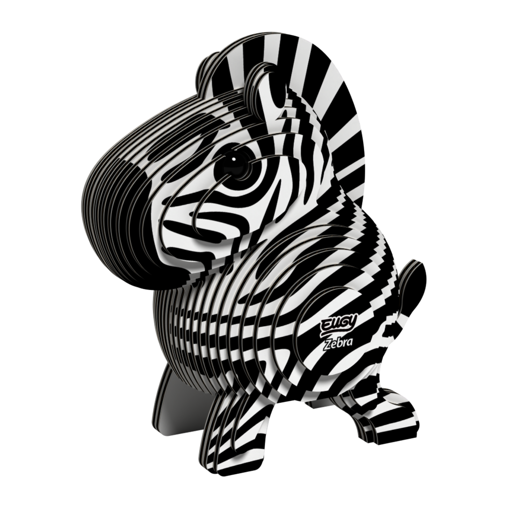 EUGY Zebra 3D kartonová skládačka
