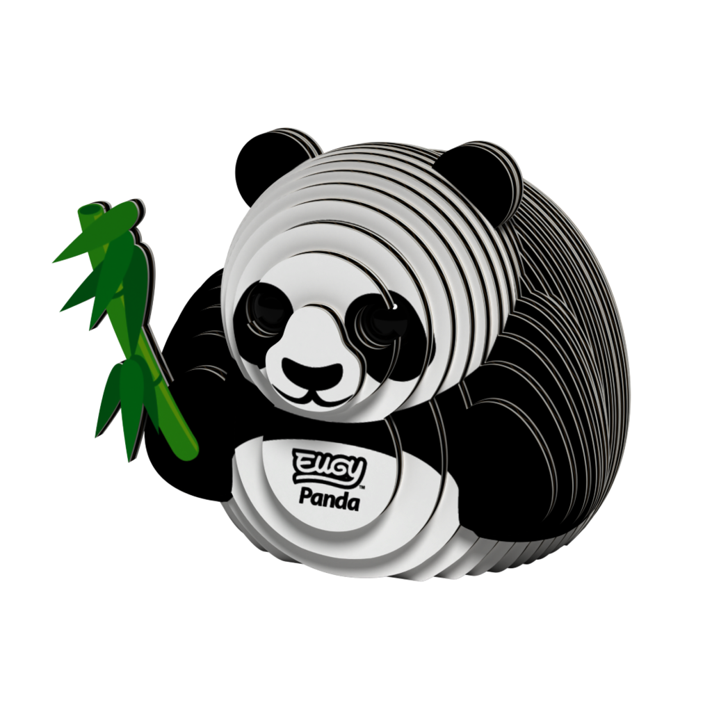 EUGY Panda 3D kartonová skládačka