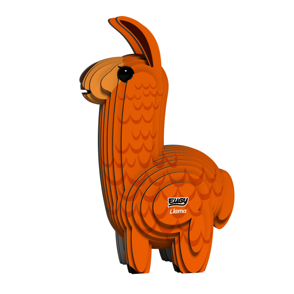 EUGY Lama 3D kartonová skládačka - EUGY034_1.png