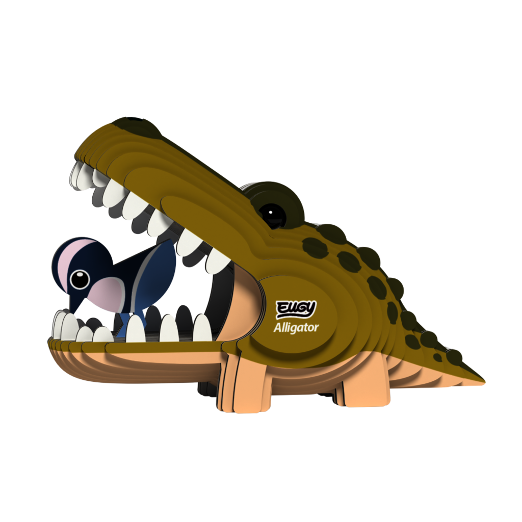 EUGY Aligátor 3D kartonová skládačka - EUGY043_1.png